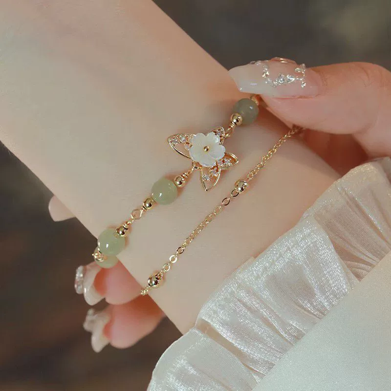 Mountain tea, bracelet, fresh universal jewelry, Chinese style, light luxury style