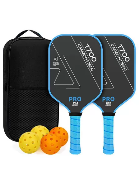 Pickleball racket T700 carbon fiber PRO set cross-border sports outdoor complete pickleball set
