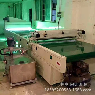 橡木指接板uv油漆滚涂机 全自动涂装生产线 uv高光pet模压辊涂机