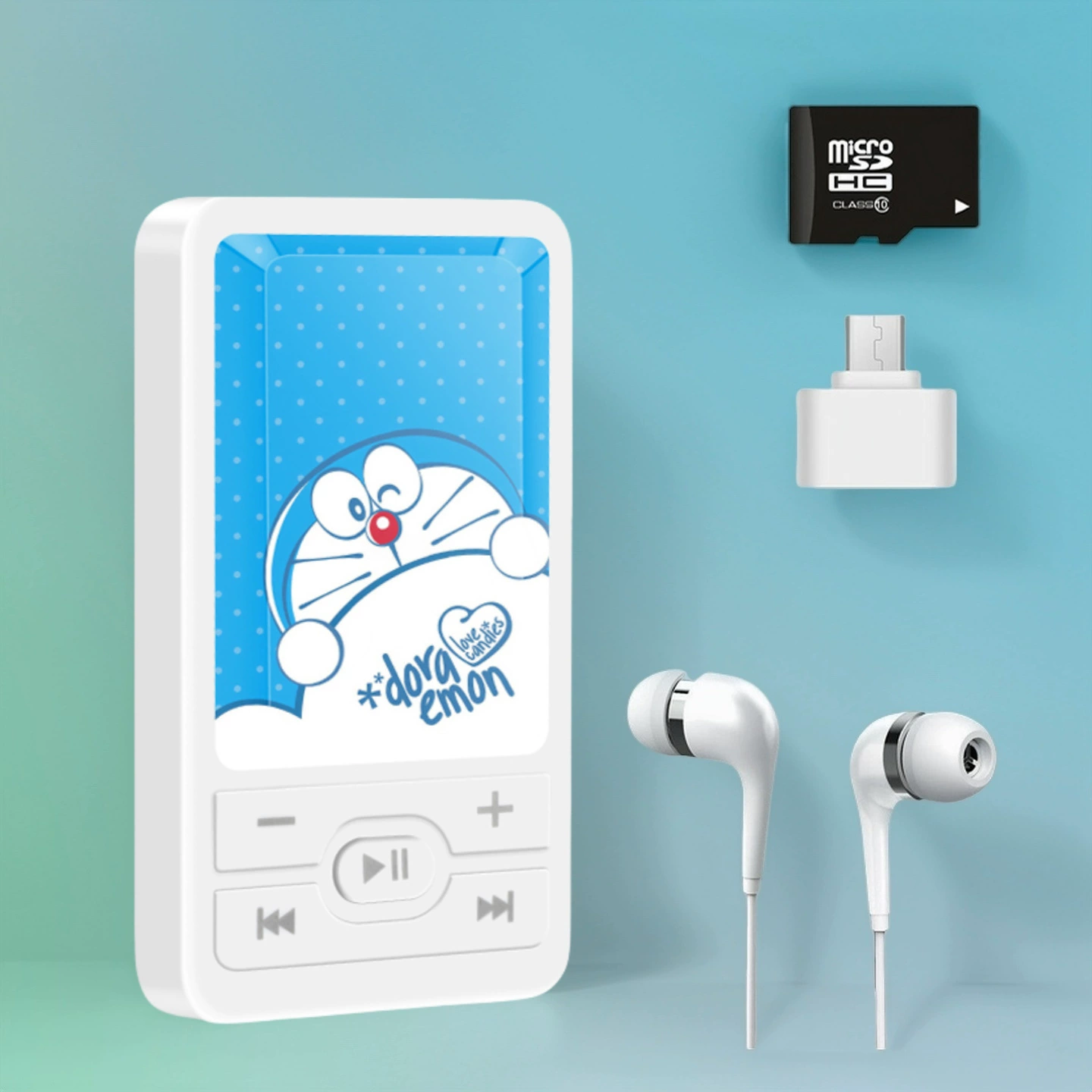 Образовательный MP3-плеер A1 для детей, мультяшный дизайн, слот под карту и наушники, варианты 4–64 ГБ