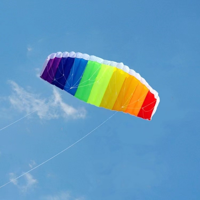 Comercio exterior suave doble línea paraguas cometas transfronterizas explosión Amazon paraguas eléctricos cometas paracaídas acrobacias paraguas cometas