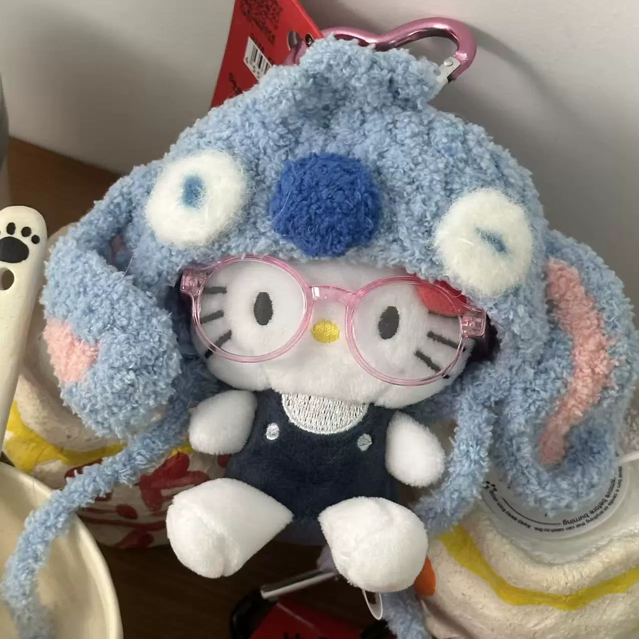 Плюшевая подвеска-брелок для ключей (Hello Kitty) симпатичная кукла, мягкая мини-плюша 10+ вариантов дизайна, подарок 0.038 кг
