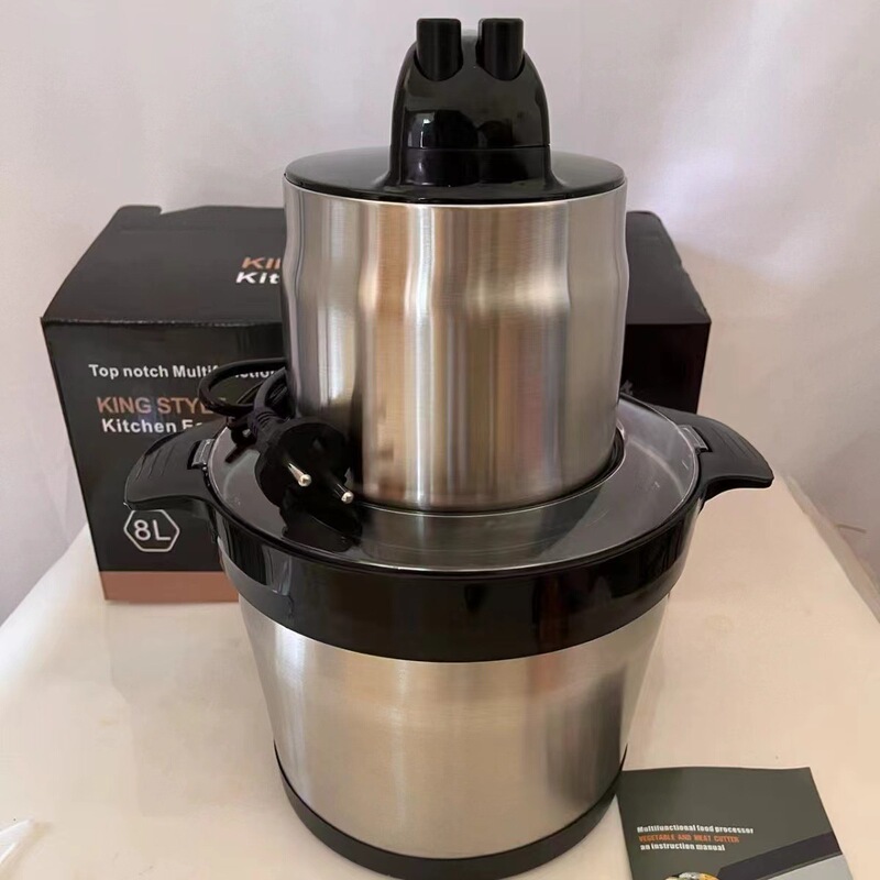 8L Meat Grinder Stainless Steel Large Capacity Food Processor Blender Multifunctional Household Meat Grinder in Stock 8L Meat Grinder Stainless Steel Large Capacity Food Processor Blender Multifunctional Household Meat Grinder in Stock