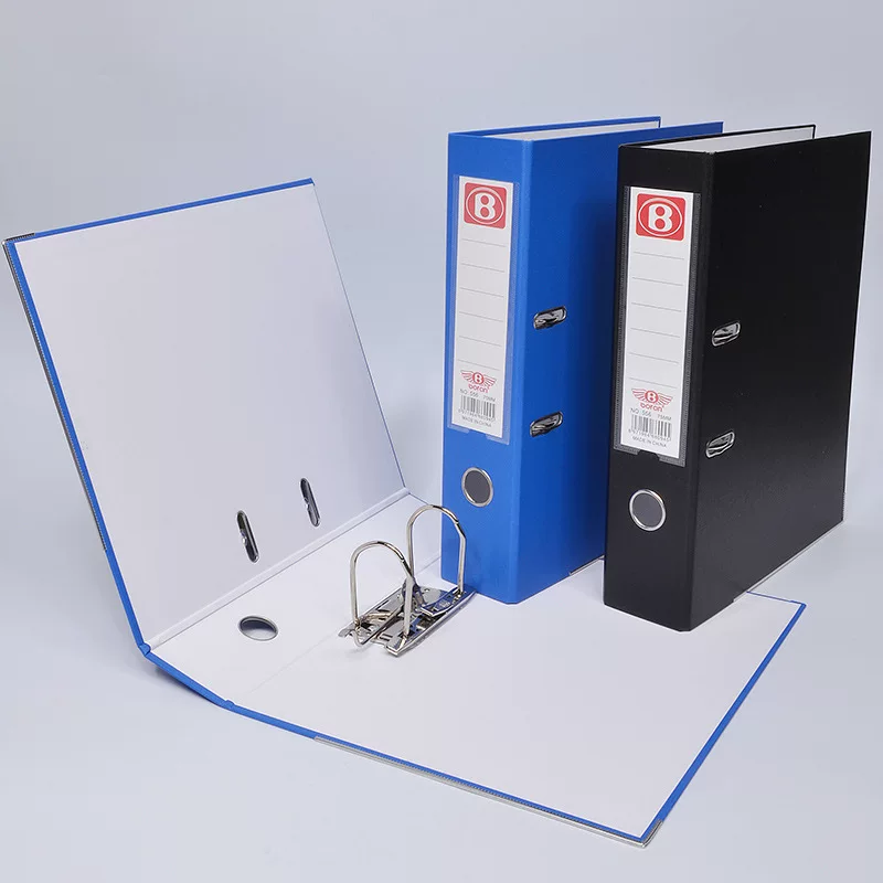 Factory wholesale 75mm back width A4 office folder PP fast folder FC file storage folder file folder