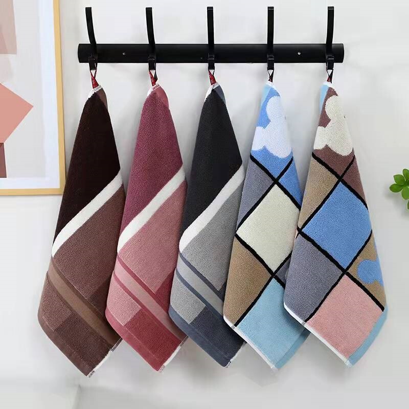 3-10 Pack Pure Cotton Towels, Square Shape, Thick and Soft, Suitable for Adults and Couples, Can Be Hung, New Style, Children's Factory 3-10 Pack Pure Cotton Towels, Square Shape, Thick and Soft, Suitable for Adults and Couples, Can Be Hung, New Style, Children's Factory