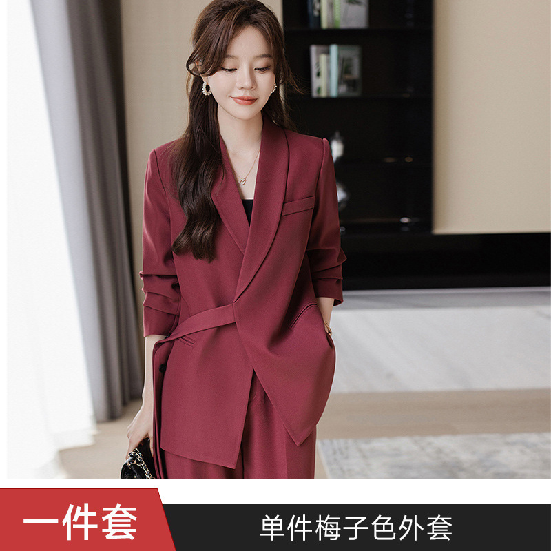 西装套装女装高级感职业装正装时尚休闲西服外套西装女阔腿裤套装|undefined