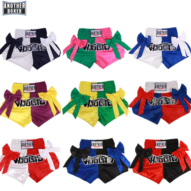Thai boxing shorts men's and women's sparring suits boxing pants fighting fighting training suits pants can add logo a generation of hair