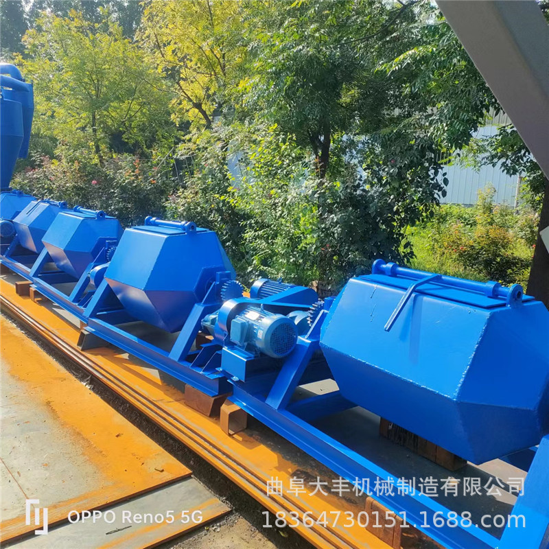 拉铆钉流水线滚筒式抛光机 五金配件去毛刺抛光机 六角抛光机