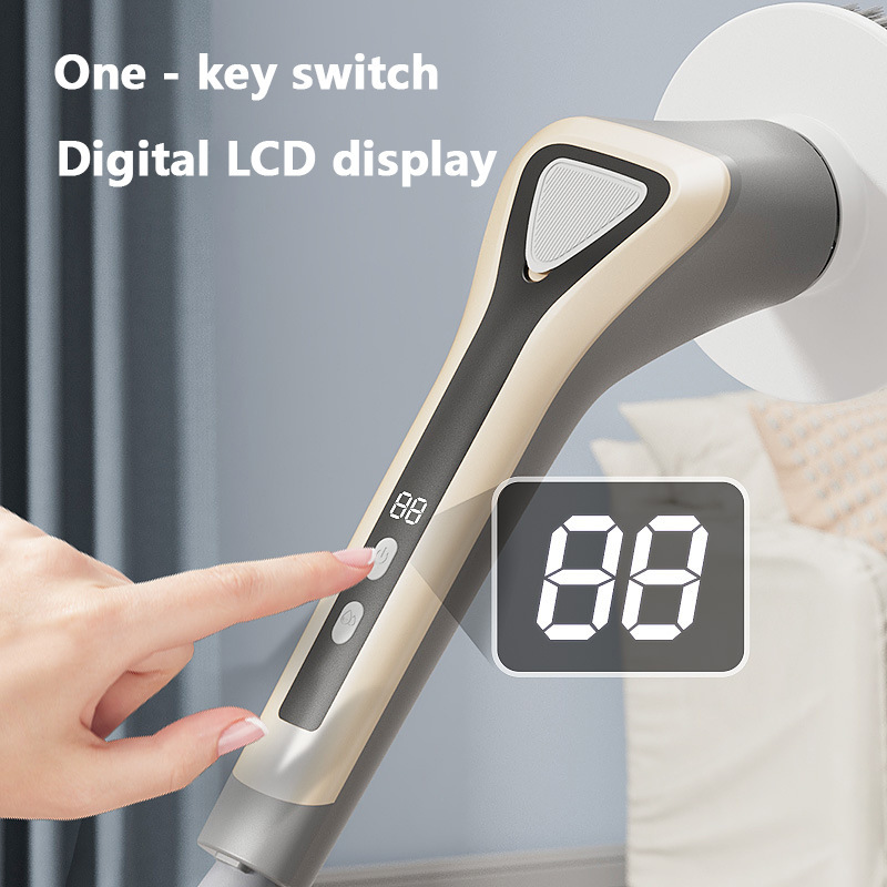 Nuevo cepillo de limpieza eléctrica multifuncional para la cocina doméstica de barrido de piso de mano retráctil y poderoso artefacto de limpieza