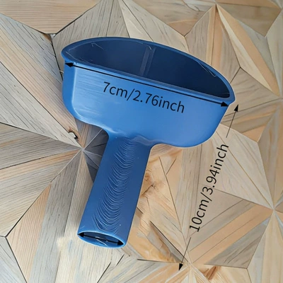 Cross-border bestseller 3D printed RV freshwater storage tank filling funnel suitable for adding water to various RVs and trailers (Kempinq və səyahət) - blue