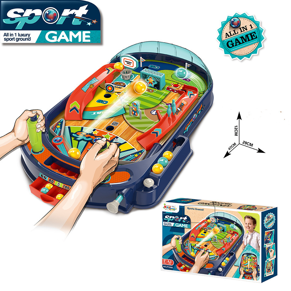 Cross-border multi-functional pinball table children's interactive battle puzzle thinking training board games boys toys