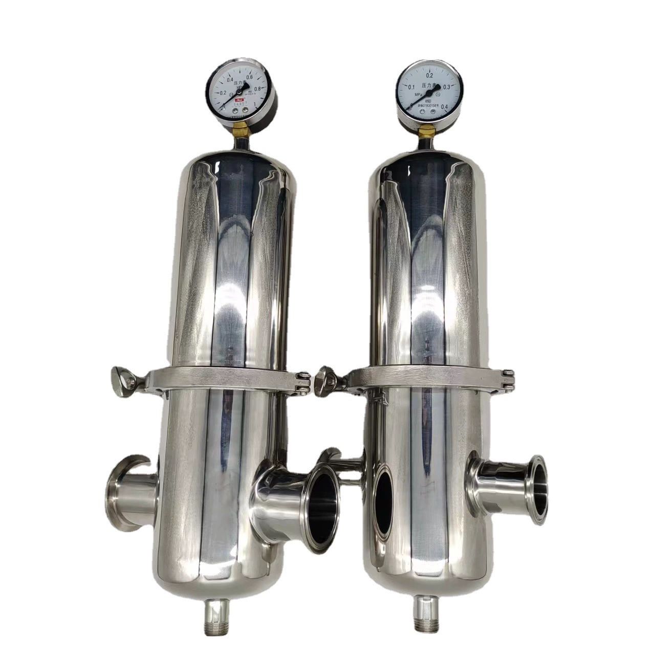 Очистка газа фильтра 304 точности трубы нержавеющей стали обжала фильтр удаления пыли воздуха пре-фильтр 5 дюймов