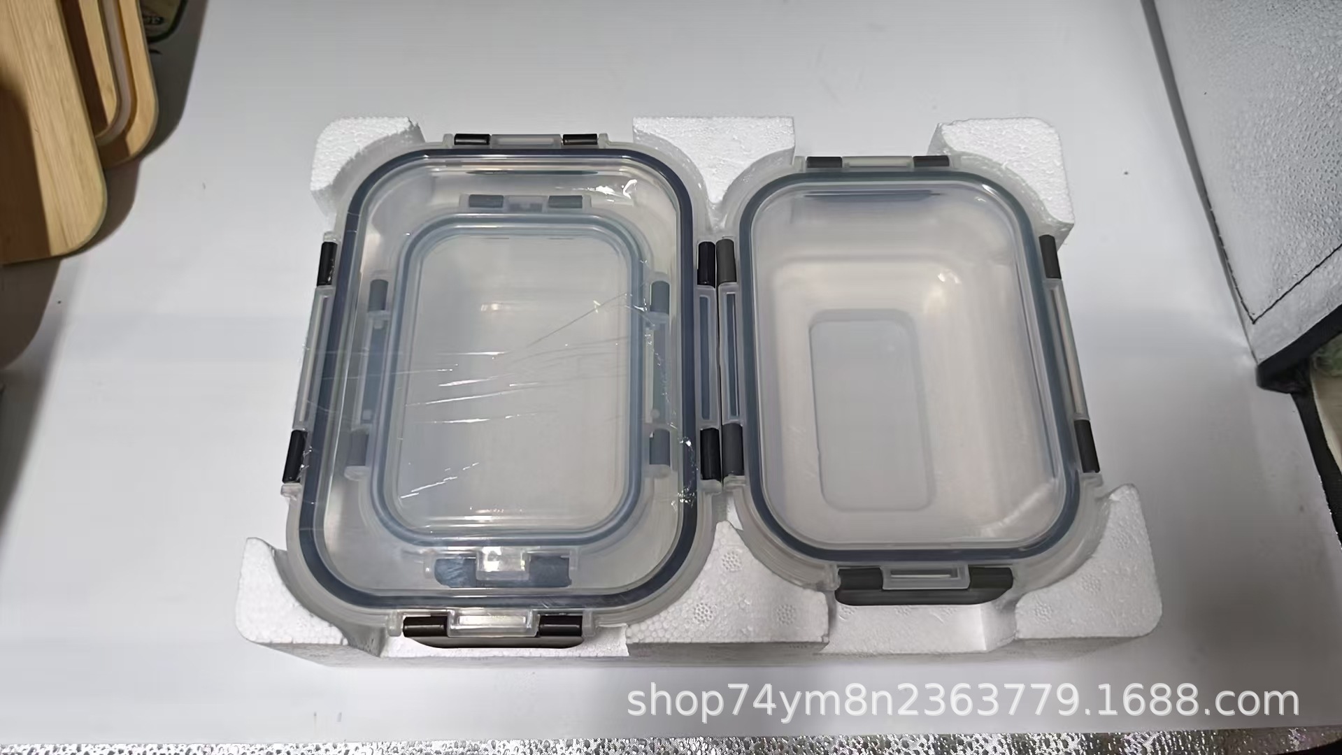 Juego de tres piezas de espuma rectangular (1 de cada uno para grande, mediano y pequeño)