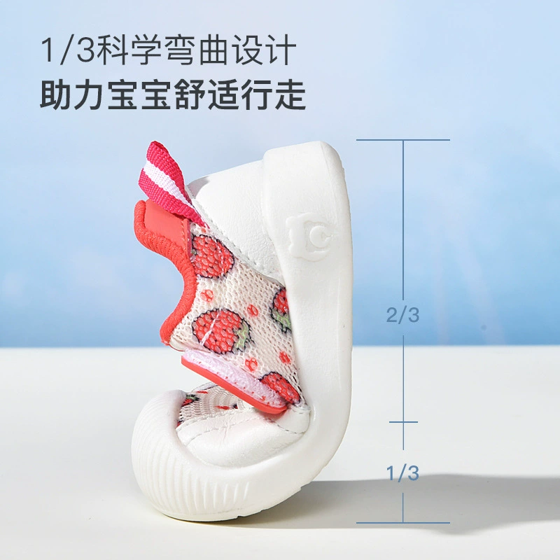 Children's summer sandals, footwear for early age, non-slip shoes, 1-2 years, soft sole