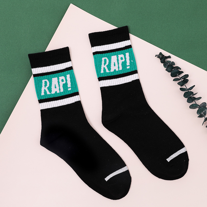 2025e Unisex Mid-Calf Streetwear Hip-Hop Skateboard High Tube Sports Korean Harajuku Couple Socks_voghion.com