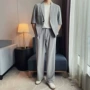 夏季宽松短袖休闲西裤