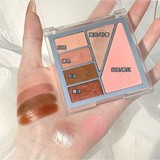 CVZ Тени для век, трехмерные румяна, матовые палетка теней, шесть цветов