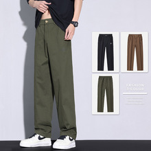 2024春夏新款宽松透气薄款直筒全棉休闲裤男COTTON PANTS MEN