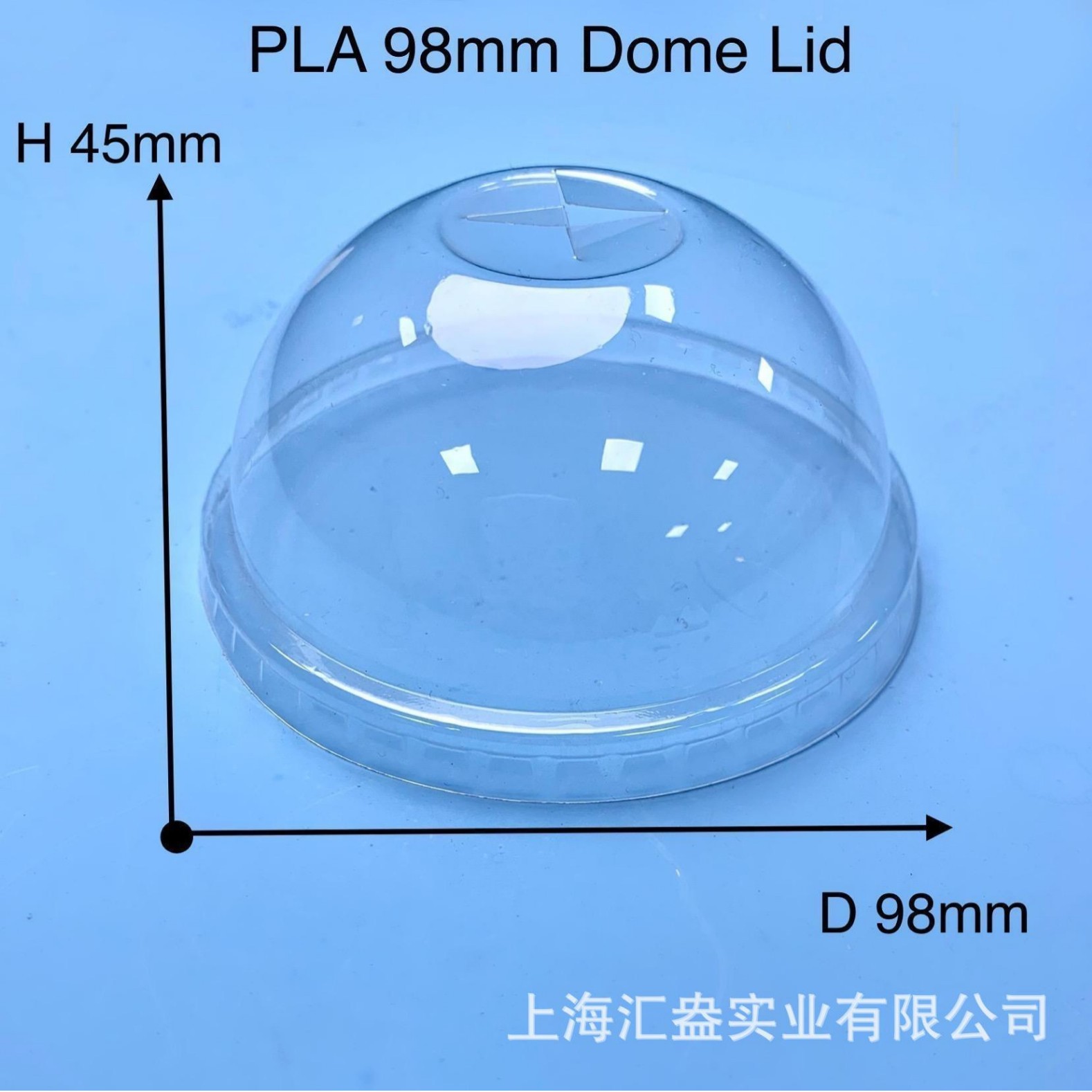 Vaso desechable para té con leche, calibre 98, 300-720 ml, vaso PLA para bebidas frías, vaso de café biodegradable y ecológico