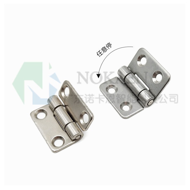 Stainless steel 304 damping hinge with any stop buffer hinge hinge hinge small torsion positioning 40*40 support