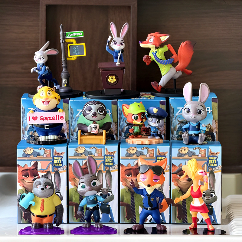 New Trendy Zootopia Hand-Made Office Figurines Fox Nick Rabbit Police Officer Judy Sloth Anime Small Ornaments New Trendy Zootopia Hand-Made Office Figurines Fox Nick Rabbit Police Officer Judy Sloth Anime Small Ornaments