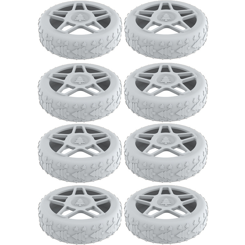 Caster shoesスーツケースホイールシリコン保護カバー耐摩耗性全包スーツケースホイールシリコン保護カバー