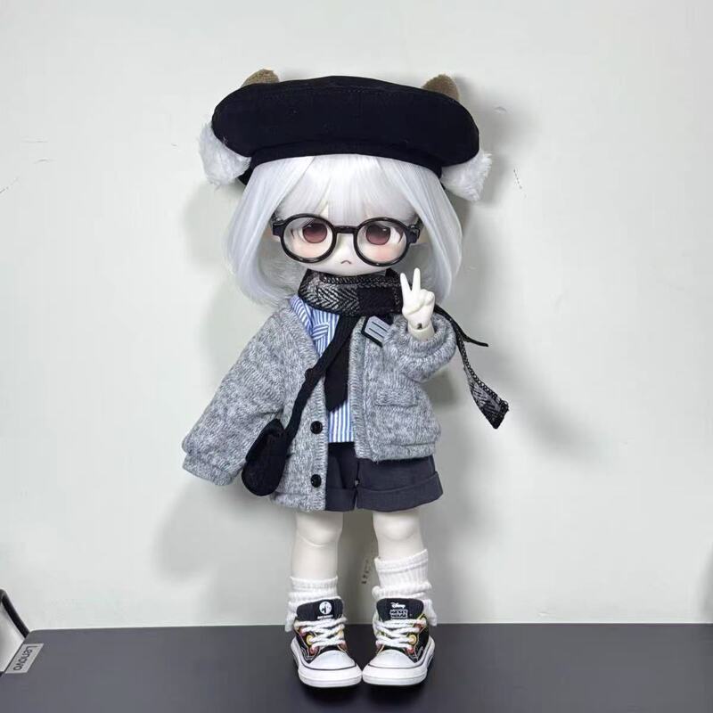 Bjd Doll Clothes Set in a School Style for the Month of March, Suitable for Small and Short Bjd Dolls