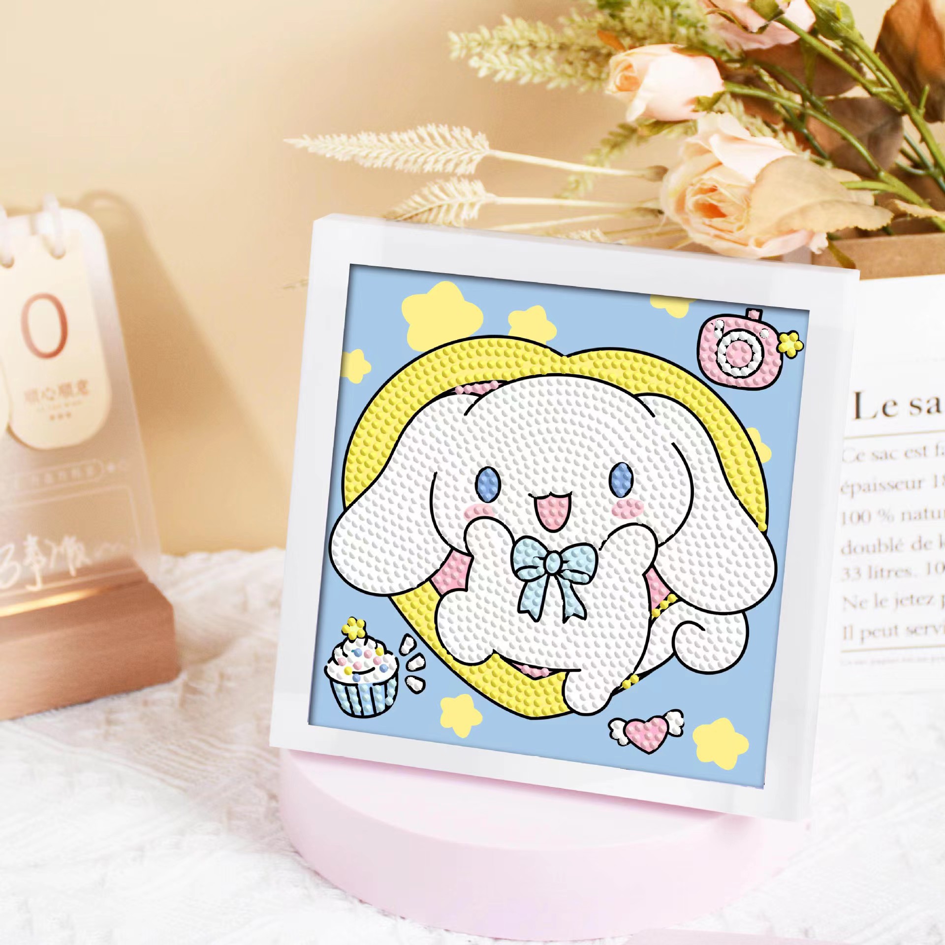 Diamante infantil DIY hecha a mano con material de marco paquete de dibujos animados Sanliou pegatinas de diamante regalo al por mayor pinturas de mampostería