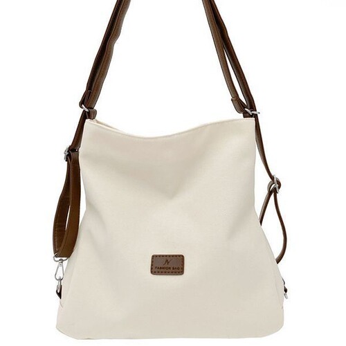 Student class canvas bag women's new summer large-capacity backpack commuter single shoulder armpit tote bag