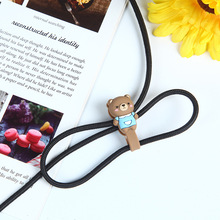 卡通一体式绕线器数据线缠线器金属钉扣式耳机整理收纳理集线器