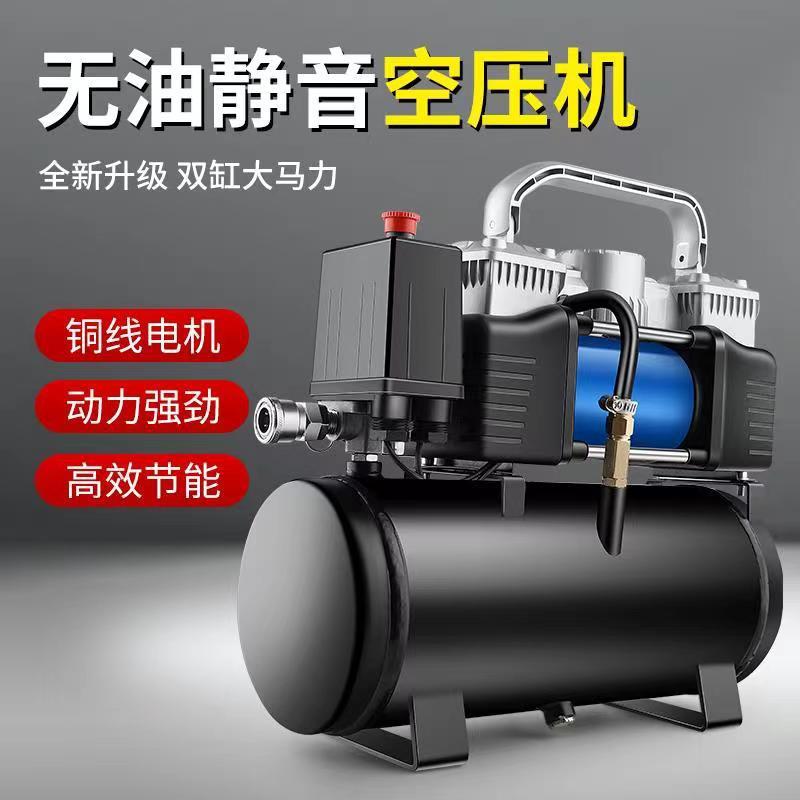 车载充气泵通用型48V电动车打气泵12V迷你空压机小型220V家用|undefined