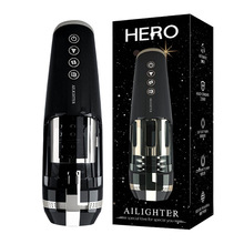 艾萊特Hero英雄飛機杯全自動伸縮發聲加溫情趣用品充電男用自慰器