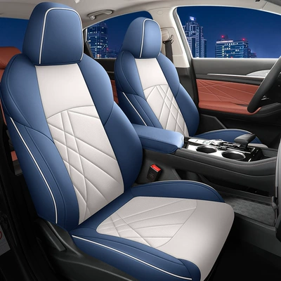 Modelə uyğun (Original) oturacaq örtükləri — Seat Cover - deep-sea-blue-standard-version-note-the-model-year-rear-half-package