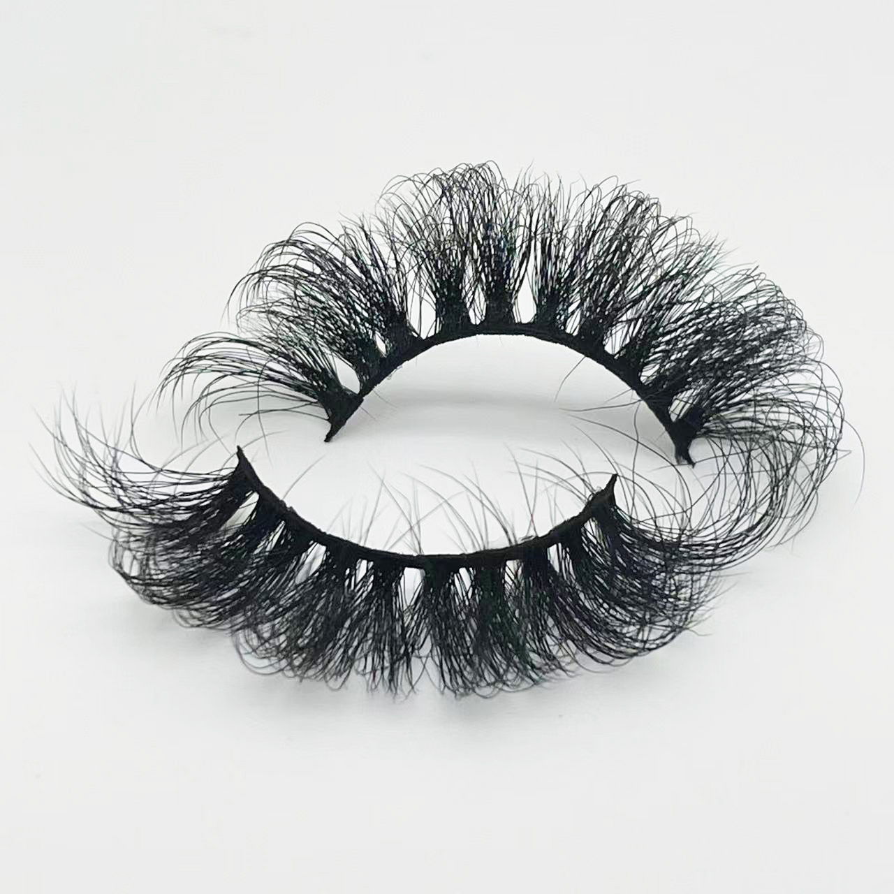 25mm Thick Curly Three Dimensional Imitated Mink Hair False Eyelashes Wholesale display picture 4