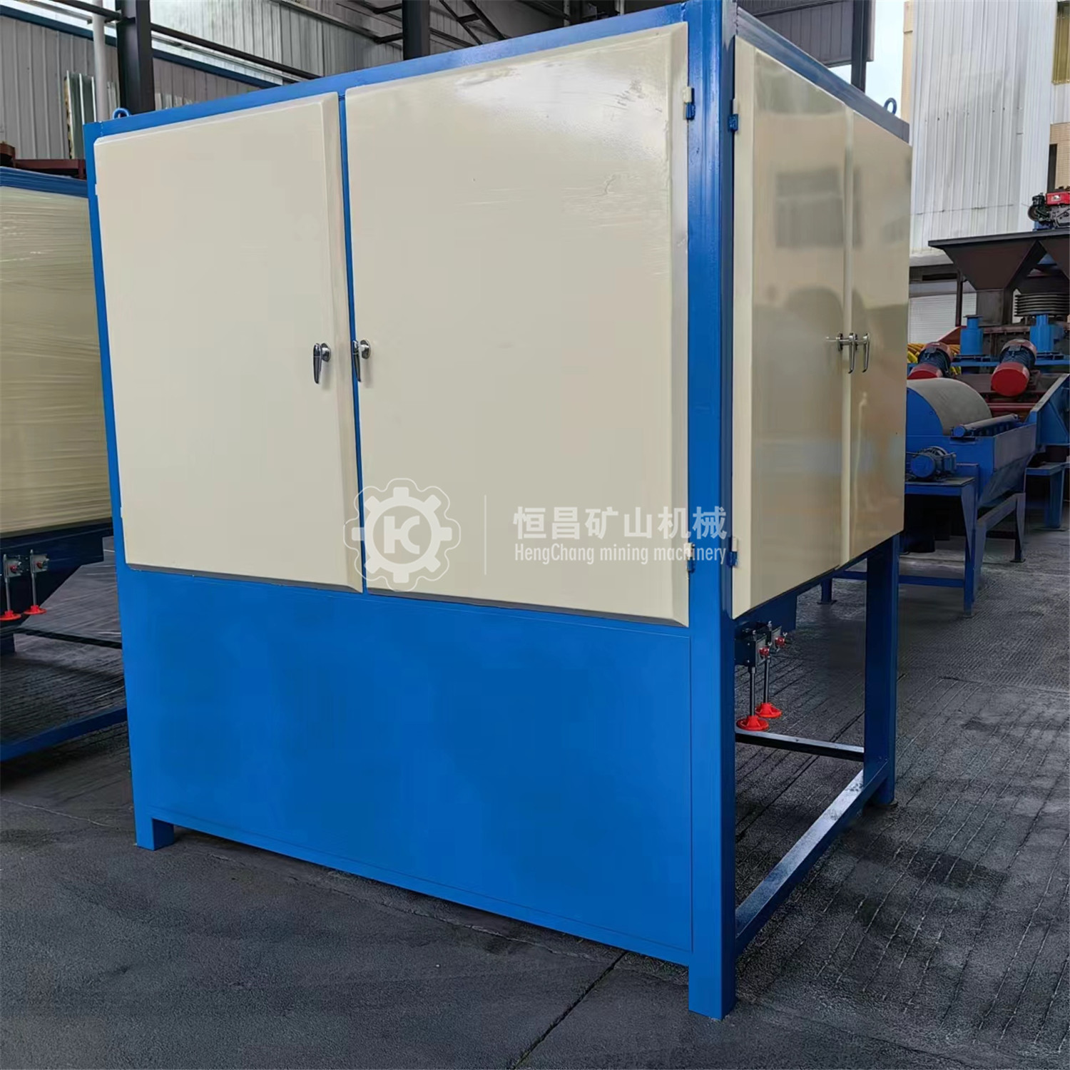 高压电选机220X1500型多辊永磁干式磁选机 钛铁矿钽铌矿分选设备