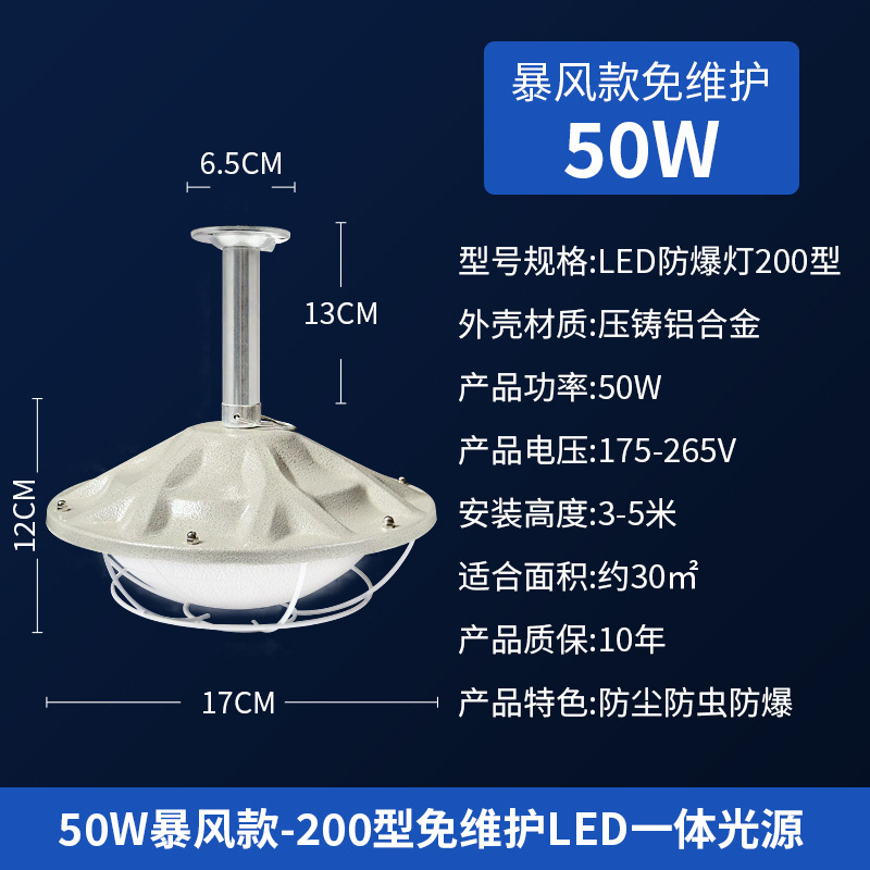 유지보수가 필요 없는 50W 다이캐스트 스톰 모델 [그레이]