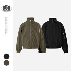 NotBrand简约美式复古运动机能立领工装夹克男女同款外套WT95323