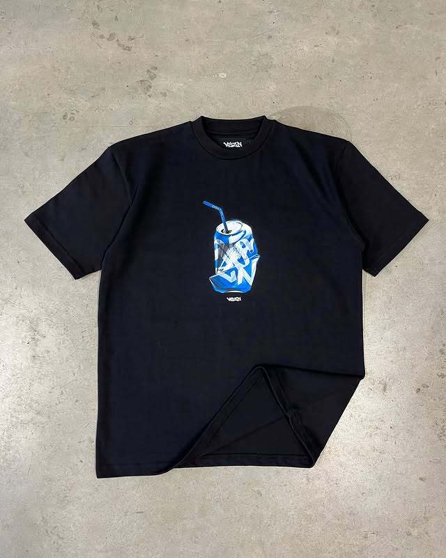 Other T-shirt Crushed Soda Can Print Black