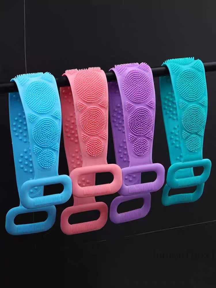Lazy silicone bath towel for men and women, back rub and mud removal artifact, special bath back and body bath brush