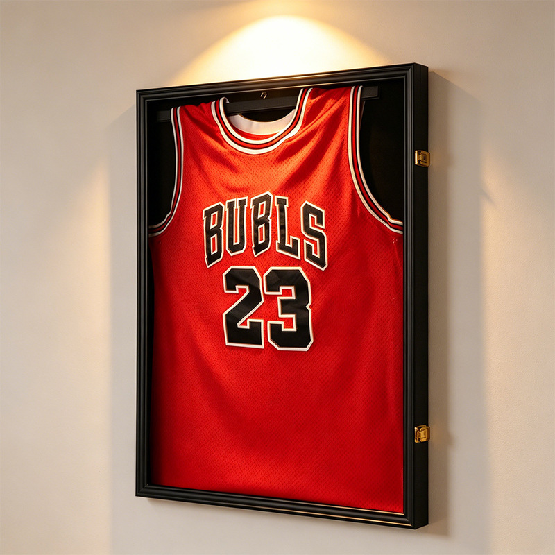 Jersey Display Frame for Basketball, Football, NBA, World Cup, Baseball, Collectible Photo Frame