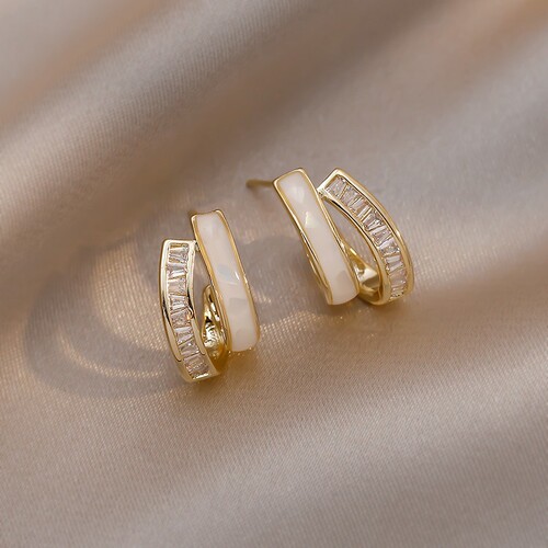 Earrings Female Internet Celebrity Korean Earrings 925 Sterling Silver Silver Needle High-end Earrings Earrings  New Trendy Wholesale
