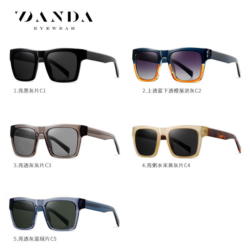 Venta caliente transfronteriza nuevas gafas de sol S31132 moda hombres y mujeres mismas gafas de sol polarizadas al aire libre protector solar gafas de calle