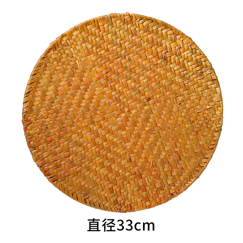 A5LKENS almohadilla de mesa de tejido a mano almohadilla de aislamiento térmico almohadilla de taza a prueba de quemaduras simple almohadilla de mesa de mesa de tejido de paja image 18