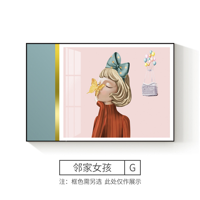 Caja de medidor eléctrico pintura decorativa moderna minimalista caja de puerta eléctrica que cubre la luz caja de distribución de lujo colgando pintura restaurante flip que cubre mural