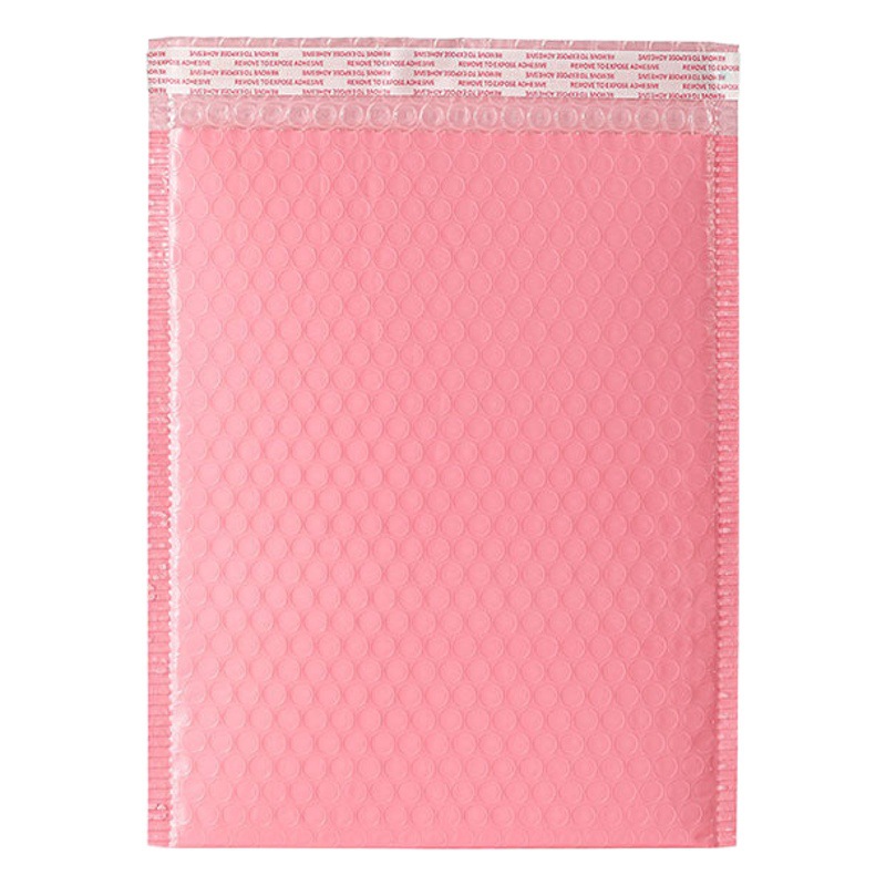 Bolsa de burbujas de color mate gruesa 140g bolsa de burbujas de película de coextrusión negra bolsa autoadhesiva bolsa de espuma de embalaje de ropa