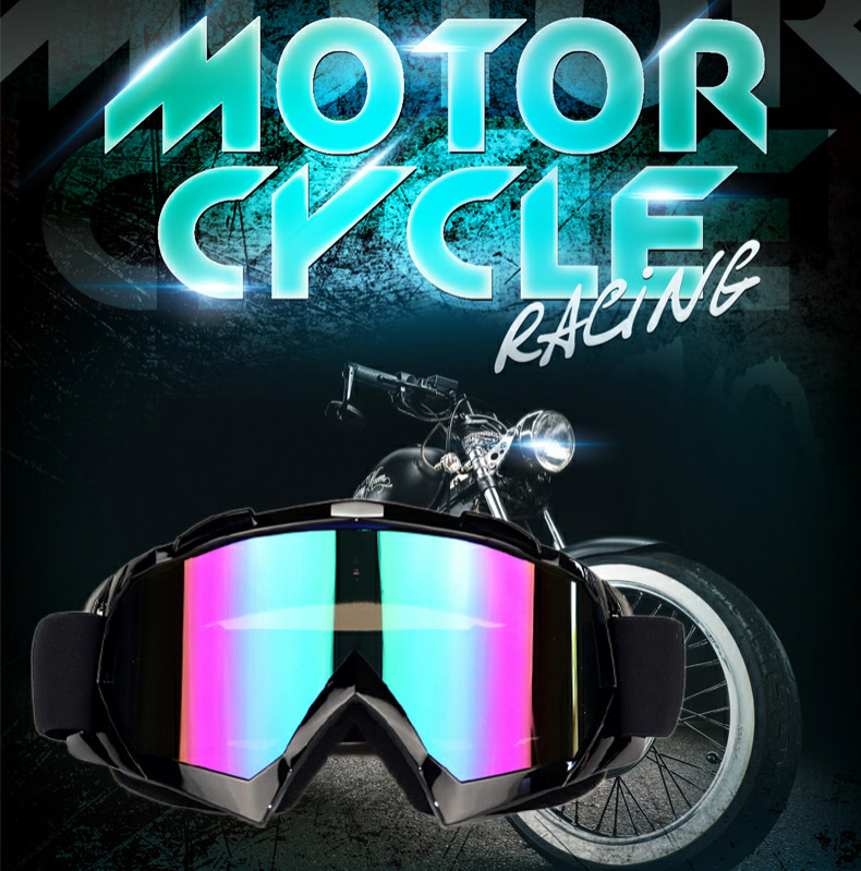Motocicletă X400 echipată cu ochelari de schi off-road, cască și ochelari de protecție pentru exterior_voghion.com