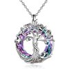 Yunjin jewelry cross -border hot -selling European and American fashion life trees pendant personality simple hollow life tree necklace