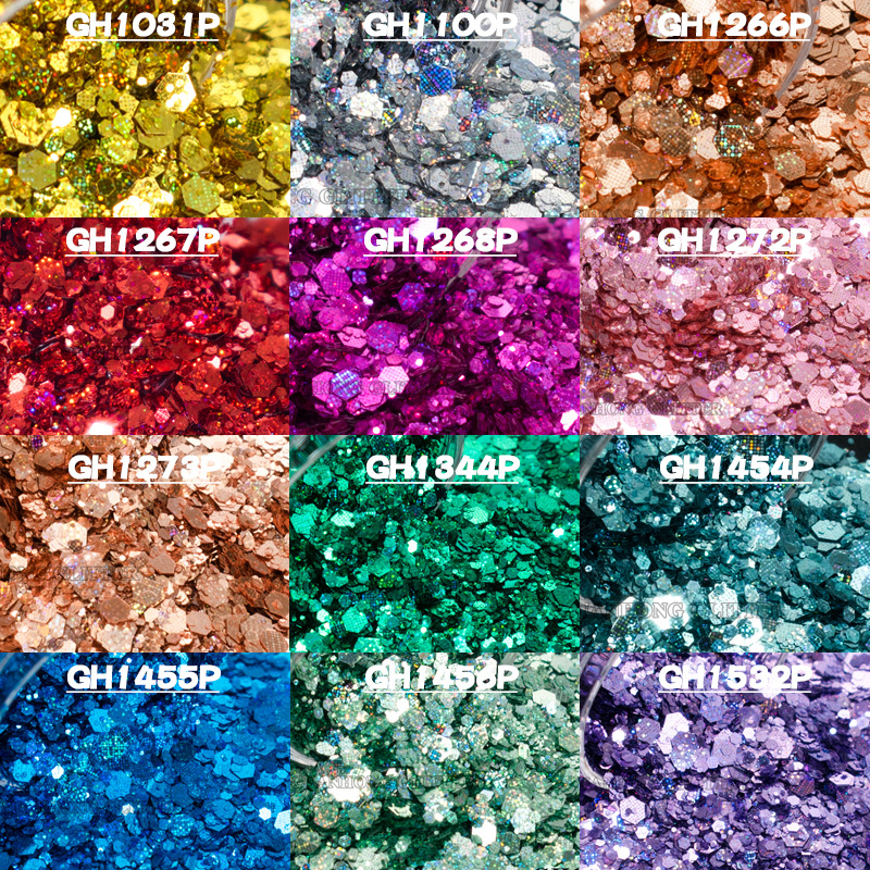 Star sequin glitter powder high sparkle bright sequin nail…