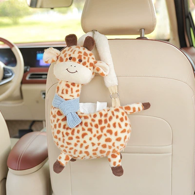 Creative car tissue box, Car tissue box/set - neck-warmer-giraffespace-upgradesmooth-tissue-dispensing