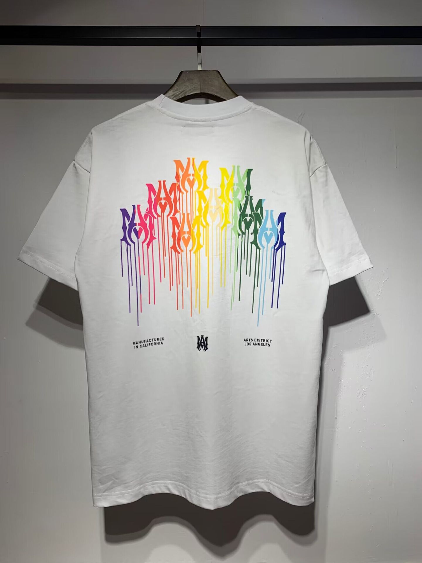 Verano nueva camiseta de manga corta impresa de letras suelta marca de moda hombre camiseta casual de media manga mujer
